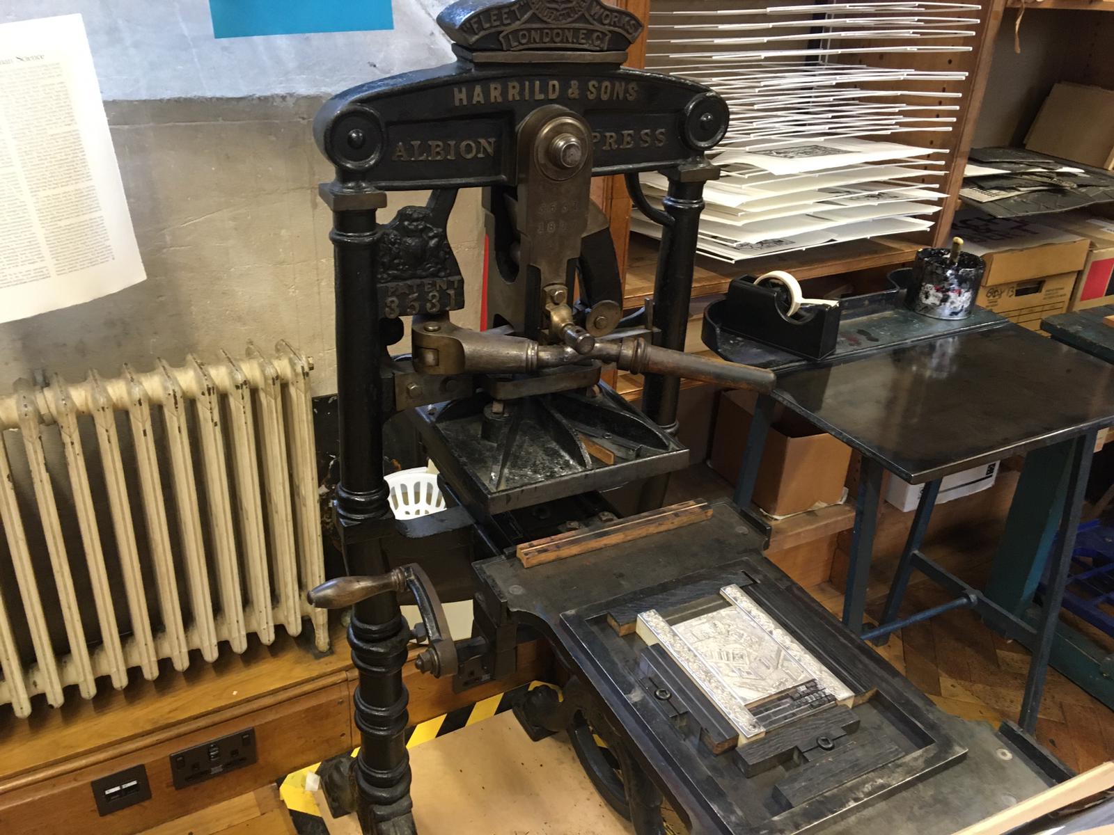 “It was itself named Albion”: Learning to Print with an Albion Press ...