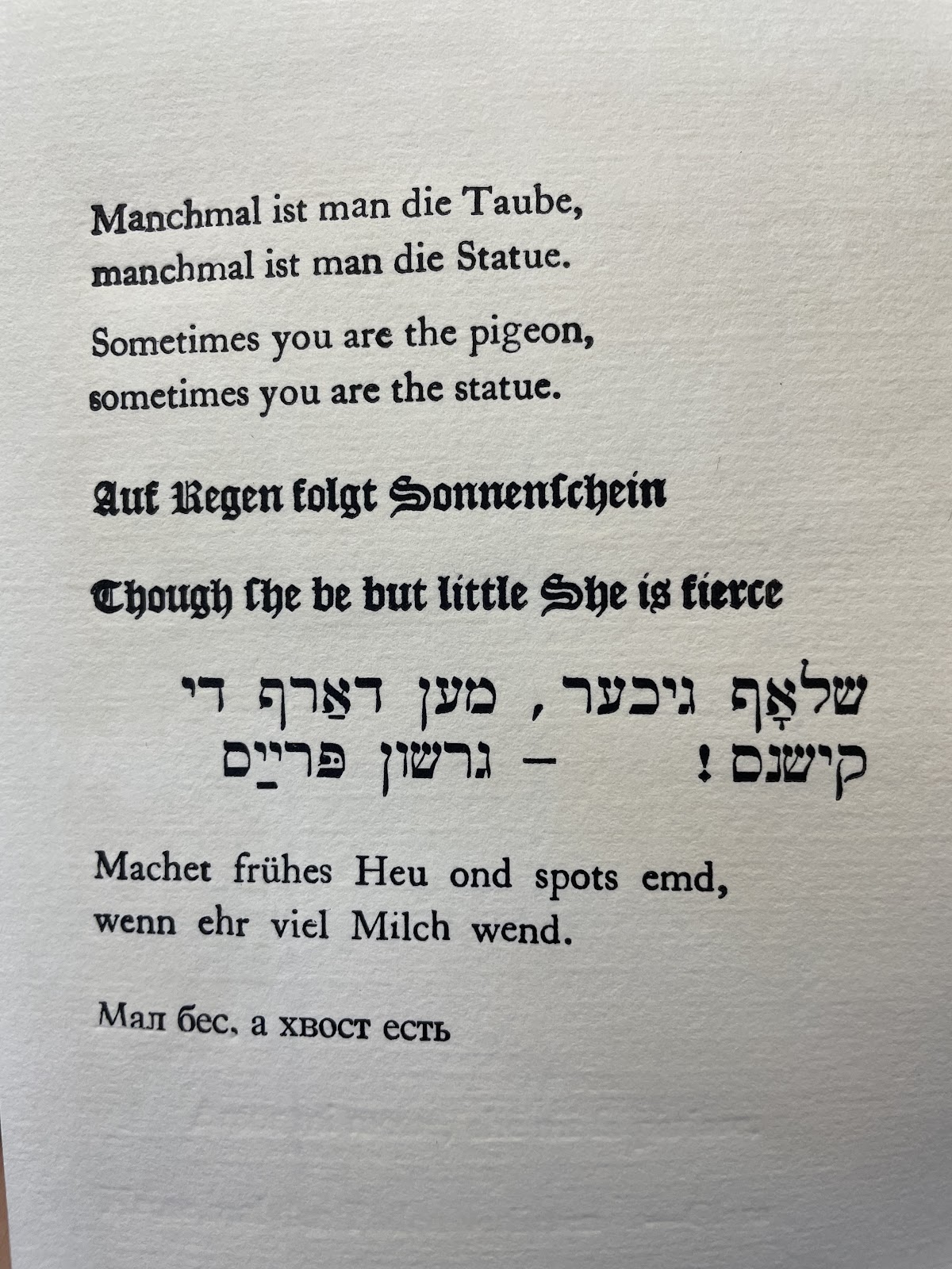 Sample Proverbs Signage Pressing Matters – History of the Book