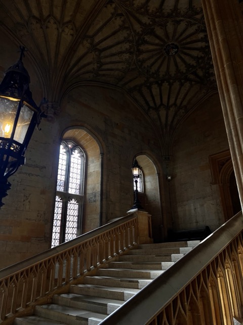 A photo of the Bodley Staircase at Christ Church College.